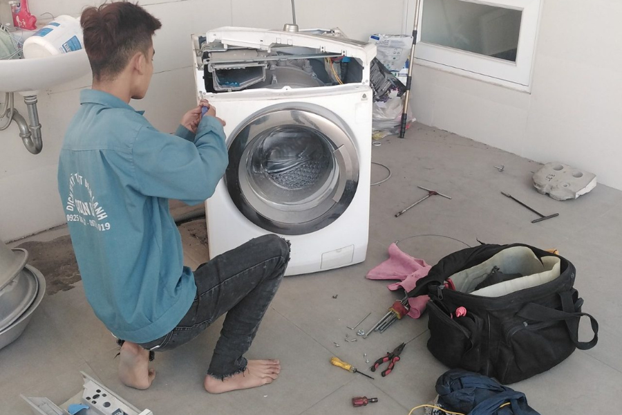 Lắp đặt máy giặt